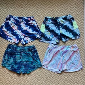 Lot of 4 Pairs of Athleta Girl Shorts